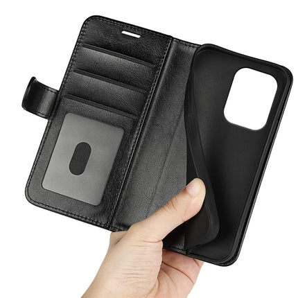 For Oppo Reno13 Pro 5G Wallet Case Crazy Horse Texture Stand Leather Phone Cover