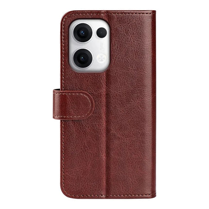 For Oppo Reno13 Pro 5G Wallet Case Crazy Horse Texture Stand Leather Phone Cover