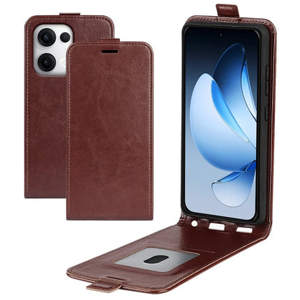 For Oppo Reno13 Pro 5G Case with Card Slots Vertical Flip Leather Phone Cover