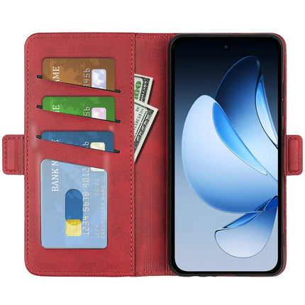 For Oppo Reno13 Pro 5G Stand Case Calf Texture Leather Wallet Phone Cover