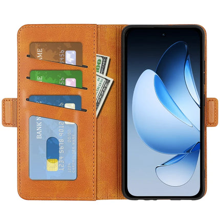 For Oppo Reno13 Pro 5G Stand Case Calf Texture Leather Wallet Phone Cover