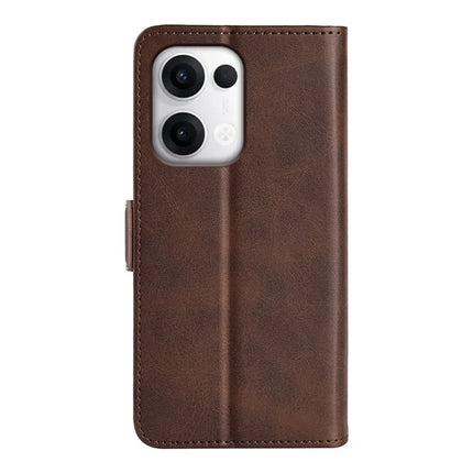 For Oppo Reno13 Pro 5G Stand Case Calf Texture Leather Wallet Phone Cover