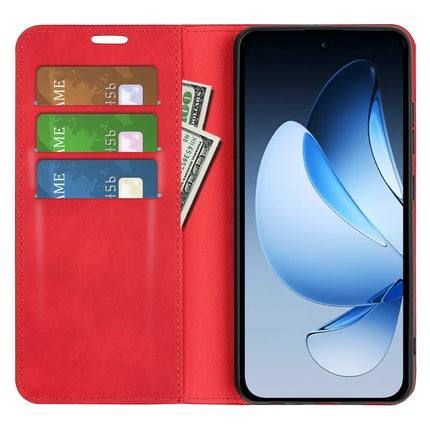 For Oppo Reno13 Pro 5G Case Skin Touch Leather Wallet Phone Cover