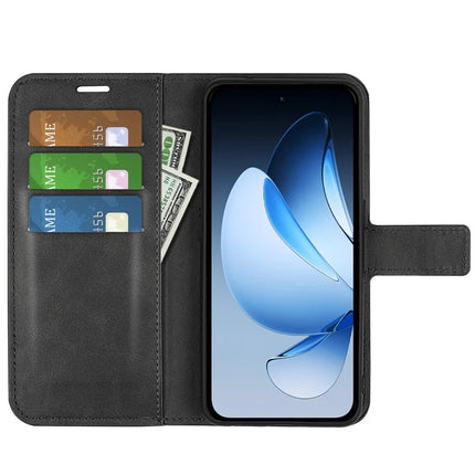 For Oppo Reno13 Pro 5G Stand Case Anti-Scratch Calf Texture Leather Phone Cover