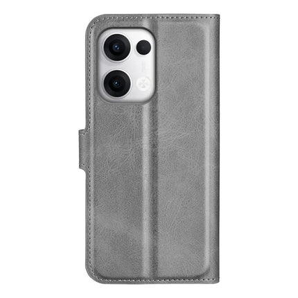 For Oppo Reno13 Pro 5G Stand Case Anti-Scratch Calf Texture Leather Phone Cover