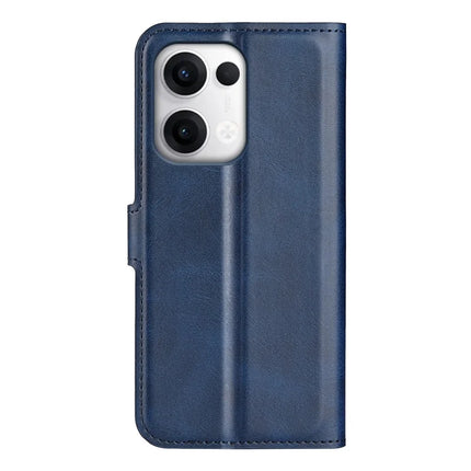 For Oppo Reno13 Pro 5G Stand Case Anti-Scratch Calf Texture Leather Phone Cover