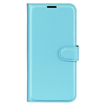 For Motorola Moto E15 4G Case Litchi Texture Shockproof Leather Wallet Phone Cover