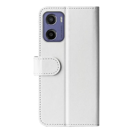 For Motorola Moto E15 4G Wallet Case Crazy Horse Texture Stand Leather Phone Cover