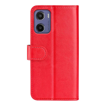For Motorola Moto E15 4G Wallet Case Crazy Horse Texture Stand Leather Phone Cover