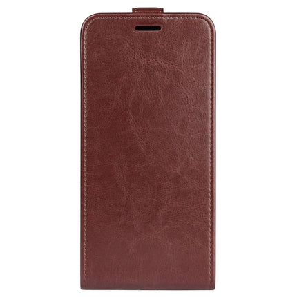 For Motorola Moto E15 4G Case with Card Slots Vertical Flip Leather Phone Cover