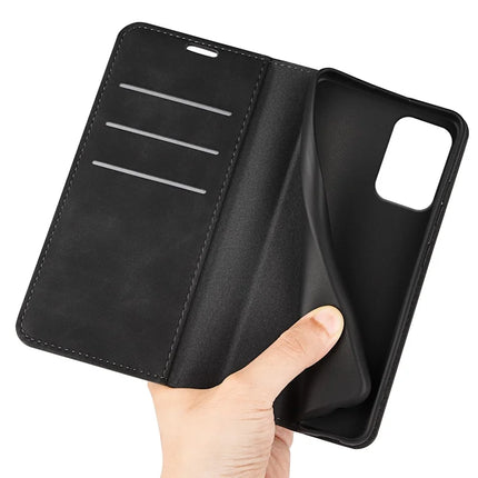 For Motorola Moto E15 4G Case Skin Touch Leather Wallet Phone Cover