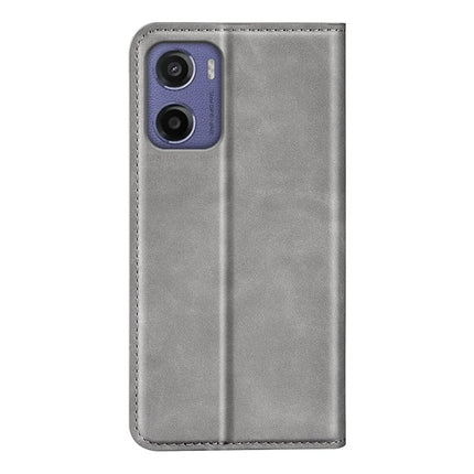 For Motorola Moto E15 4G Case Skin Touch Leather Wallet Phone Cover