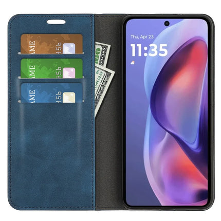 For Motorola Moto E15 4G Case Skin Touch Leather Wallet Phone Cover