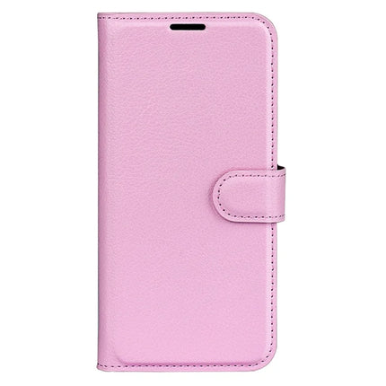 For Motorola Moto G15 4G Case Litchi Texture Shockproof Leather Wallet Phone Cover