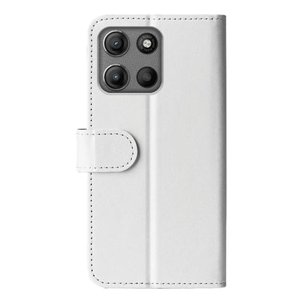 For Motorola Moto G15 4G Wallet Case Crazy Horse Texture Stand Leather Phone Cover