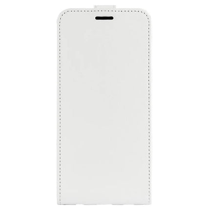 For Motorola Moto G15 4G Case with Card Slots Vertical Flip Leather Phone Cover