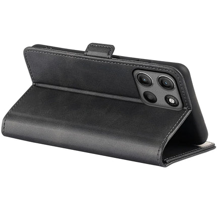 For Motorola Moto G15 4G Stand Case Calf Texture Leather Wallet Phone Cover