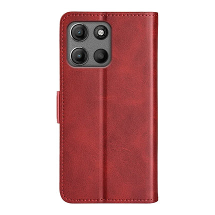 For Motorola Moto G15 4G Stand Case Calf Texture Leather Wallet Phone Cover