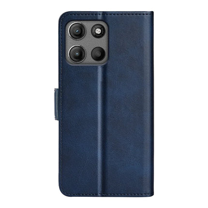 For Motorola Moto G15 4G Stand Case Calf Texture Leather Wallet Phone Cover