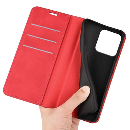 For Motorola Moto G15 4G Case Skin Touch Leather Wallet Phone Cover