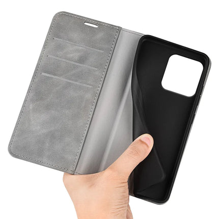 For Motorola Moto G15 4G Case Skin Touch Leather Wallet Phone Cover