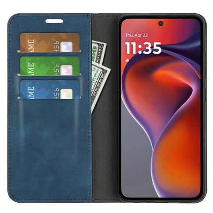 For Motorola Moto G15 4G Case Skin Touch Leather Wallet Phone Cover