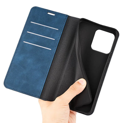 For Motorola Moto G15 4G Case Skin Touch Leather Wallet Phone Cover