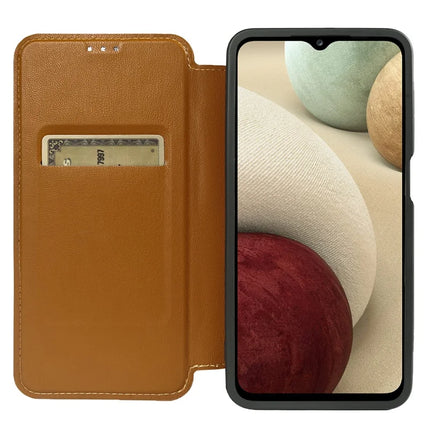 For Samsung Galaxy A12 Magnetic Case Eco-Friendly RPET Leather Phone Cover GRS Certified