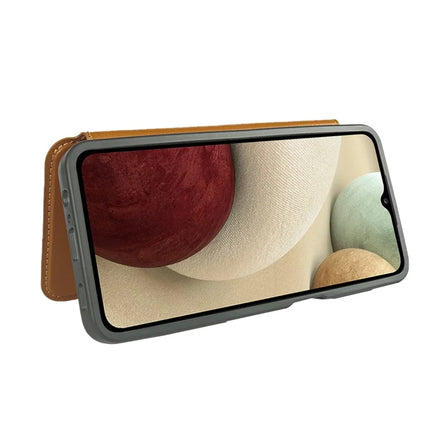 For Samsung Galaxy A12 Magnetic Case Eco-Friendly RPET Leather Phone Cover GRS Certified