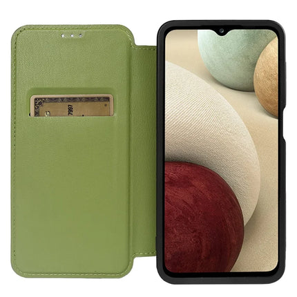 For Samsung Galaxy A12 Magnetic Case Eco-Friendly RPET Leather Phone Cover GRS Certified