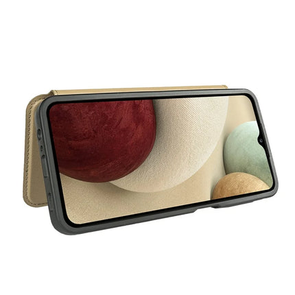 For Samsung Galaxy A12 Magnetic Case Eco-Friendly RPET Leather Phone Cover GRS Certified