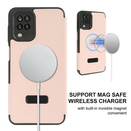 For Samsung Galaxy A12 Magnetic Case Eco-Friendly RPET Leather Phone Cover GRS Certified