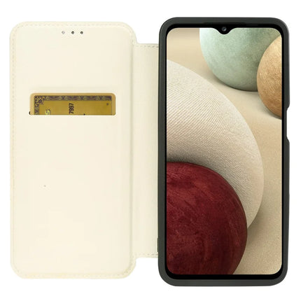 For Samsung Galaxy A12 Magnetic Case Eco-Friendly RPET Leather Phone Cover GRS Certified