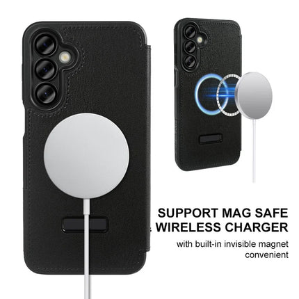 For Samsung Galaxy A16 5G / A16 4G Magnetic Case Eco-Friendly RPET Leather Phone Cover GRS Certified