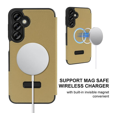 For Samsung Galaxy A16 5G / A16 4G Magnetic Case Eco-Friendly RPET Leather Phone Cover GRS Certified
