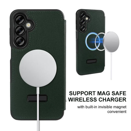 For Samsung Galaxy A16 5G / A16 4G Magnetic Case Eco-Friendly RPET Leather Phone Cover GRS Certified