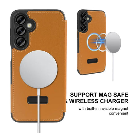 For Samsung Galaxy A16 5G / A16 4G Magnetic Case Eco-Friendly RPET Leather Phone Cover GRS Certified