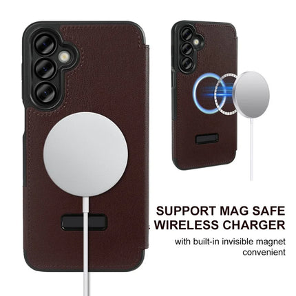 For Samsung Galaxy A16 5G / A16 4G Magnetic Case Eco-Friendly RPET Leather Phone Cover GRS Certified