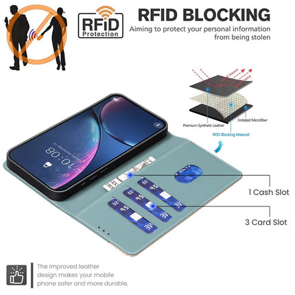 BINFEN COLOR BF33 for Oppo Reno13 F 5G Leather Case Splicing Color RFID Blocking