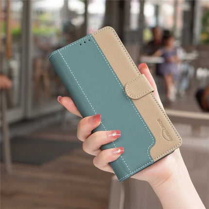 BINFEN COLOR BF33 for Oppo Reno13 F 5G Leather Case Splicing Color RFID Blocking