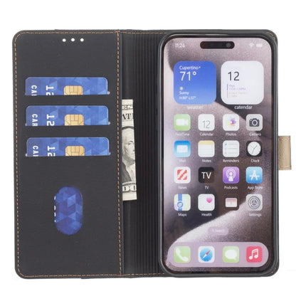 BINFEN COLOR BF33 for Oppo Reno13 F 5G Leather Case Splicing Color RFID Blocking