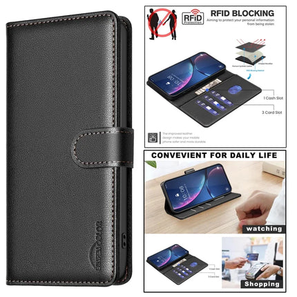 BINFEN COLOR BF32 For Oppo Reno13 F 5G Leather Case Wallet RFID Blocking Phone Cover
