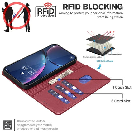 BINFEN COLOR BF32 For Oppo Reno13 F 5G Leather Case Wallet RFID Blocking Phone Cover