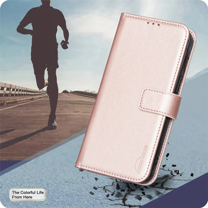 BINFEN COLOR BF17 For Oppo Reno13 F 5G Case Wallet Folio Flip Leather Cover