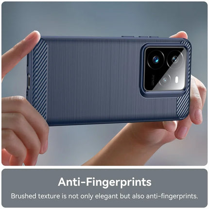 For Realme GT 7 Pro 5G Case Protective Phone Cover Carbon Fiber Texture Brushed