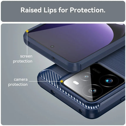 For Realme GT 7 Pro 5G Case Protective Phone Cover Carbon Fiber Texture Brushed