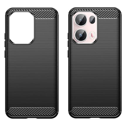 For Oppo Reno13 Pro 5G Case Protective Phone Cover Carbon Fiber Texture Brushed