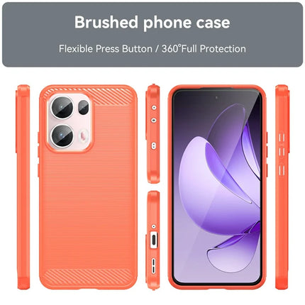 For Oppo Reno13 Pro 5G Case Protective Phone Cover Carbon Fiber Texture Brushed