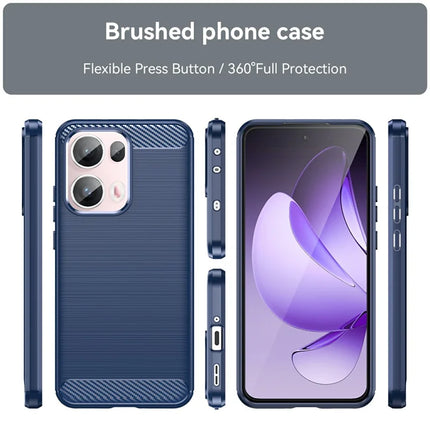 For Oppo Reno13 Pro 5G Case Protective Phone Cover Carbon Fiber Texture Brushed