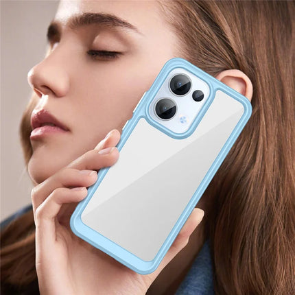 For Oppo Reno13 5G (Global) Case TPU + Acrylic Protective Clear Phone Cover